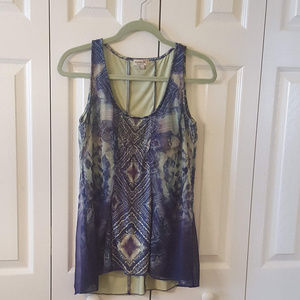 One World Bohemian Sleeveless Top  0037